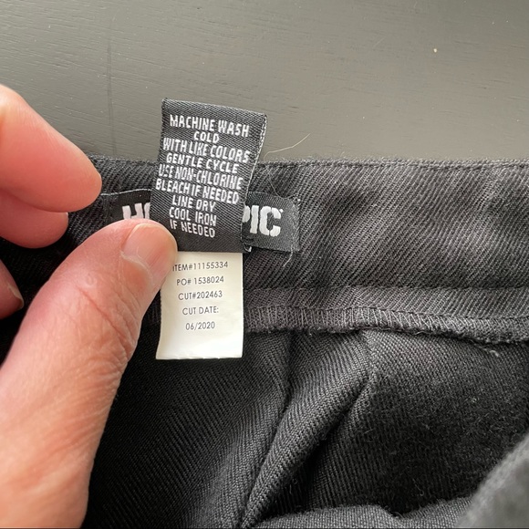 Hot Topic Black Pleated Cheer Skirt SM - Picture 3 of 5